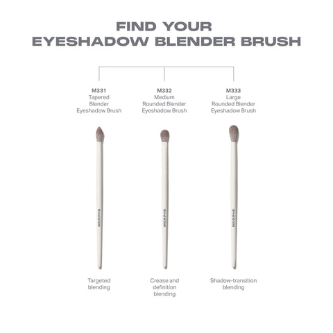 M333 Large Rounded Blender Eyeshadow Brush