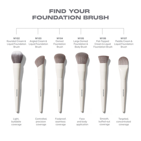 M105 Large Domed Foundation & Body Brush